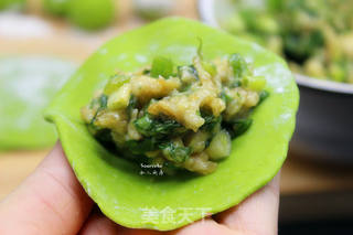 菠菜饺子的做法步骤:8