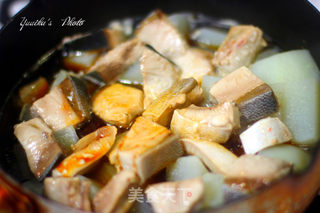 白萝卜鰤鱼的做法步骤:4