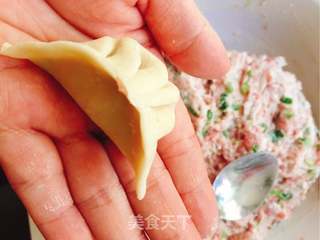 水煎肉饺的做法步骤:11