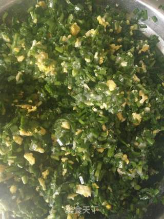 韭菜鸡蛋水饺的做法步骤:9