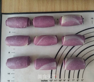 紫薯栗子酥的做法步骤:14
