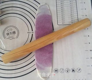 紫薯栗子酥的做法步骤:13