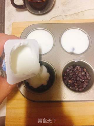 红豆酸奶棒冰的做法步骤：3
