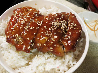 照烧鸡肉盖浇饭的做法步骤:10
