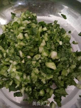 香菇青菜肉包子的做法步骤:3