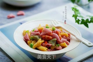自制彩色意面的做法步骤:12