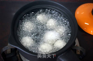椰汁黑芝麻汤圆的做法步骤:8