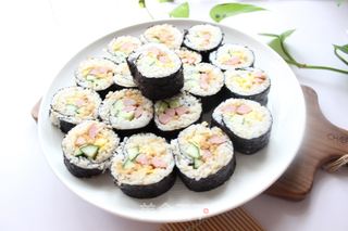 香肠寿司的做法步骤:8