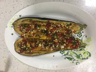 微波炉烤茄子的做法步骤:6