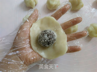 白玉冰皮月饼的做法步骤:9