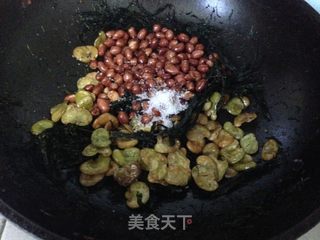 苔条花生豆瓣酥的做法步骤:7