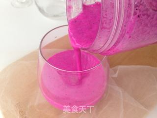 火龙果奶昔的做法步骤:8
