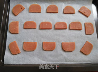 火腿肠烤香菇酿的做法步骤:6
