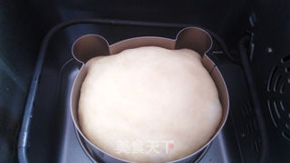 呆萌小熊面包(面包机版)的做法步骤:7