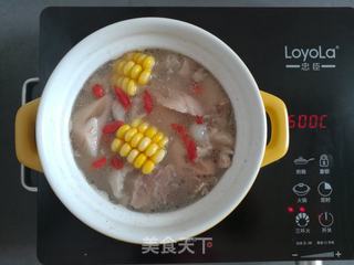 莲藕玉米猪脚汤的做法步骤:12