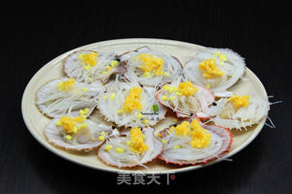 蒜蓉粉丝蒸扇贝的做法步骤:5