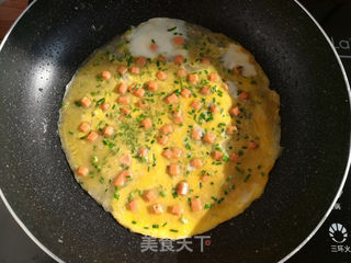 野葱鸡蛋饼的做法步骤:11