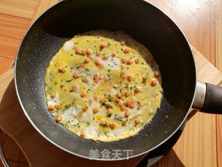 野葱鸡蛋饼的做法步骤:12