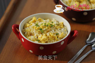 鸡蛋榨菜炒饭的做法步骤:10
