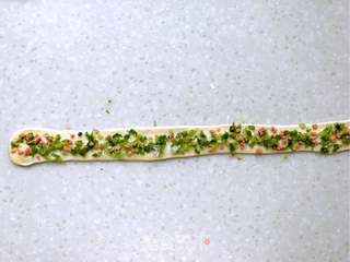 葱香火腿发面小饼的做法步骤:5