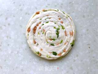 葱香火腿发面小饼的做法步骤:8