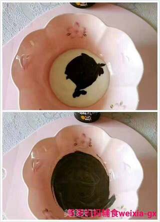 辅食黑芝麻核桃酱溶豆的做法步骤:2