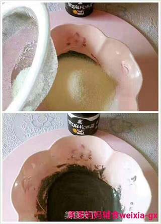 辅食黑芝麻核桃酱溶豆的做法步骤:3