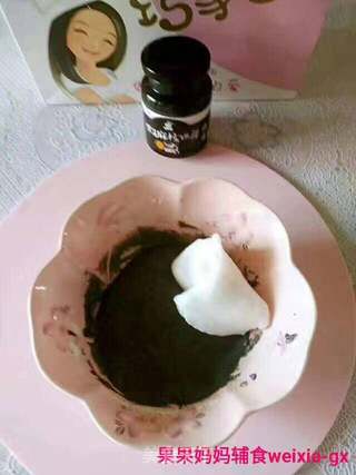 辅食黑芝麻核桃酱溶豆的做法步骤:6