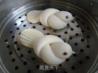 小白鸽馒头的做法步骤:8