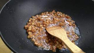 茄子肉丁手擀面的做法步骤:6