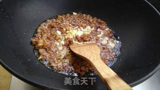 茄子肉丁手擀面的做法步骤:7