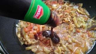 茄子肉丁手擀面的做法步骤:10