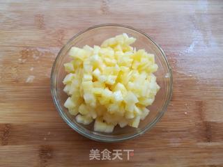 菠萝蛋炒饭的做法步骤:7