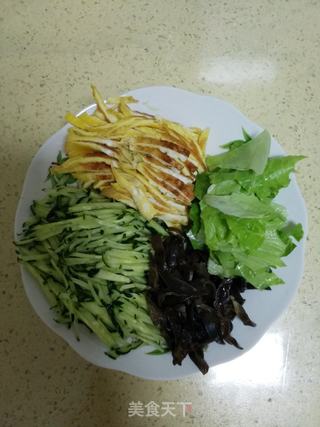香辣麻酱凉面的做法步骤:9
