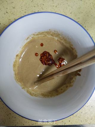 香辣麻酱凉面的做法步骤:13