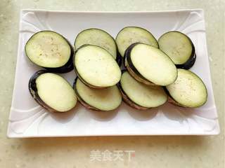 蚝汁蒸茄盒的做法步骤:5