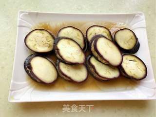 蚝汁蒸茄盒的做法步骤:6