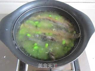 青豆泥鳅汤的做法步骤:7