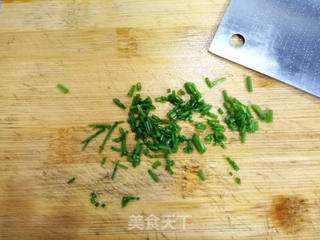火腿香葱煎米饼的做法步骤:5