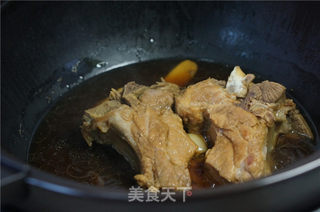 大排炖苦瓜的做法步骤:4