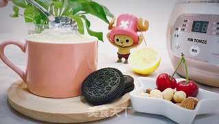 牛油果燕窝奶昔的做法步骤:6
