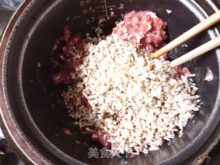 肉末蒸蛋羹的做法步骤:4