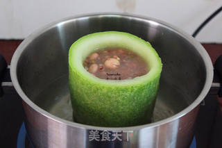 八宝豆冬瓜盅的做法步骤:7