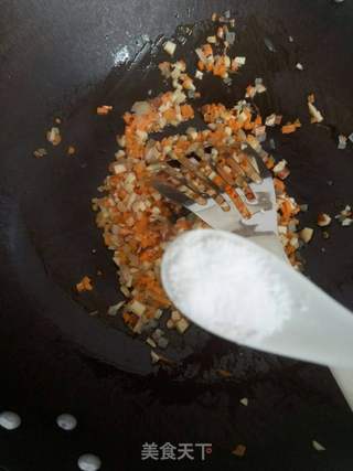 什锦米饭煎饼的做法步骤:6