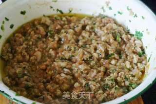 婆婆丁馅麦穗饺子的做法步骤:6