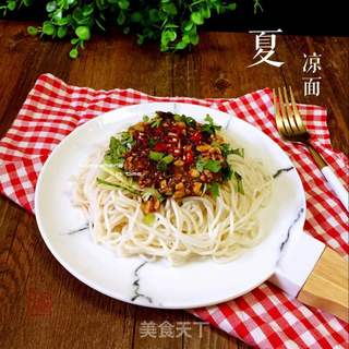 凉拌面的做法步骤:10