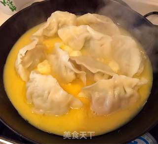 煎蛋卧饺的做法步骤:4