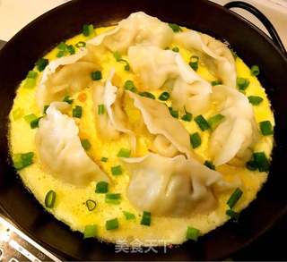 煎蛋卧饺的做法步骤:6