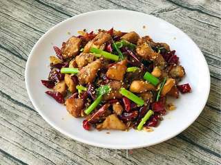 辣子鸡的做法步骤:14
