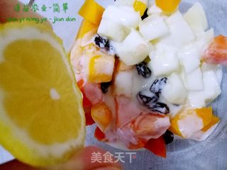 瘦身晚餐-酸奶水果沙拉的做法步骤:5